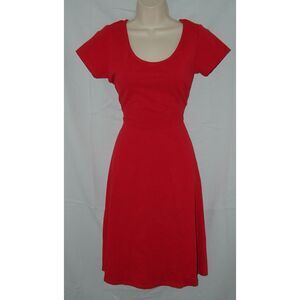Elegant Red Midi Dress